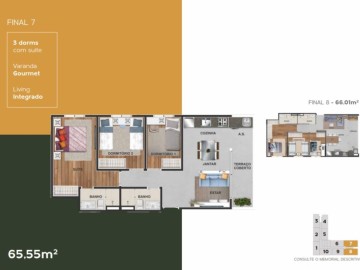 65,55m 03Dorms/Suite